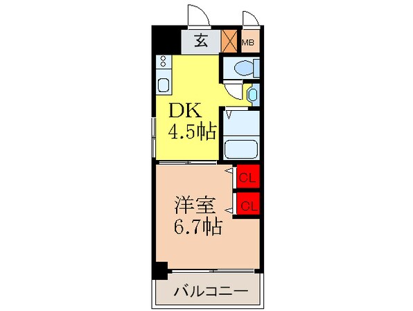 第１５関根マンションの物件間取画像